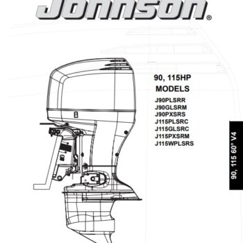 2004 Johnson Evinrude 90, 115HP Parts Catalog Manual