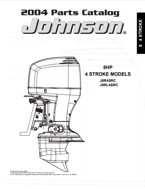 2004_Johnson_Evinrude_8hp_4-stroke_Parts_Catalog_Manual