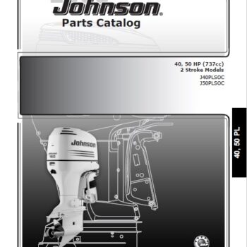 2005 Johnson Evinrude 40, 50HP 2-Stroke Parts Catalog Manual